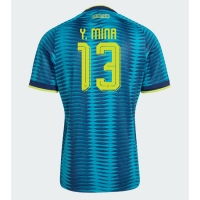 Camiseta Colombia Yerry Mina #13 Segunda Equipación Replica Mundial 2026 mangas cortas